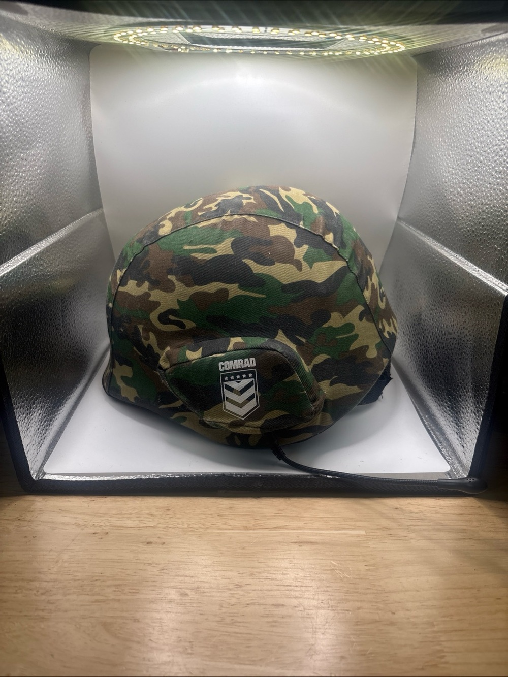 Rare Hyperkin Comrad Wireless Gaming Audio Headset Military Helmet Xbox